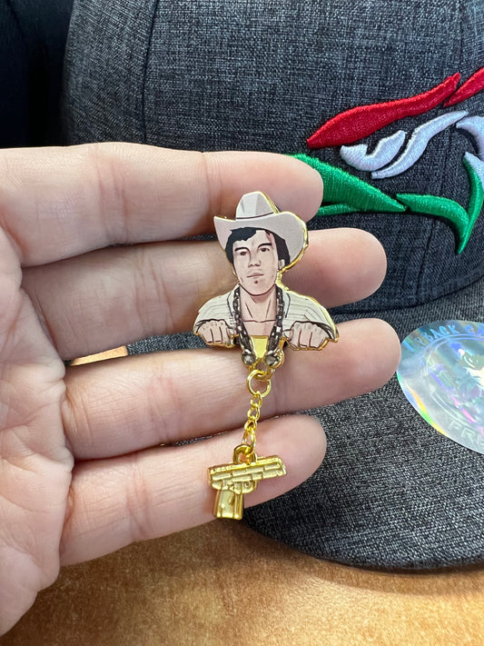 Chalino gun charm